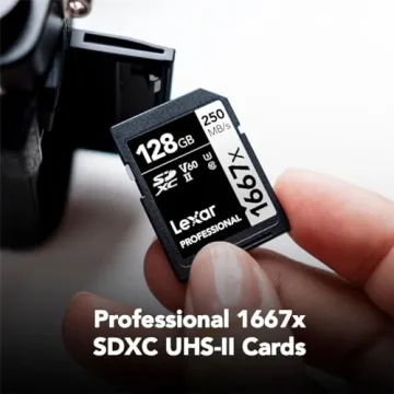 Lexar 128GB Professional 1667x SD Card for Video & Photography