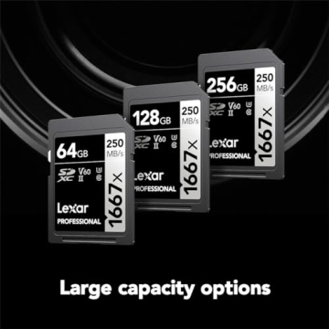 Lexar 128GB Professional 1667x SD Card for Video & Photography