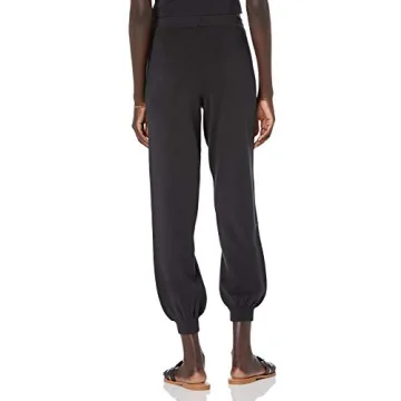 The Drop Maddie Loose Fit Supersoft Jogger in Black