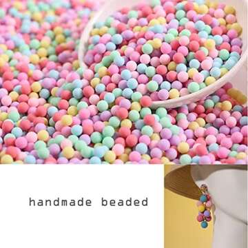 WASAIE Colorful Beaded Dangle Earrings for Women