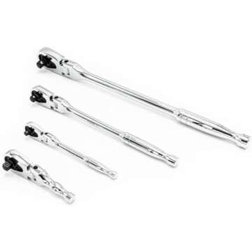 GEARWRENCH 4 Piece 1/4", 3/8" & 1/2" Drive 120XP™ Flex Head Ratchet Set | 81230P