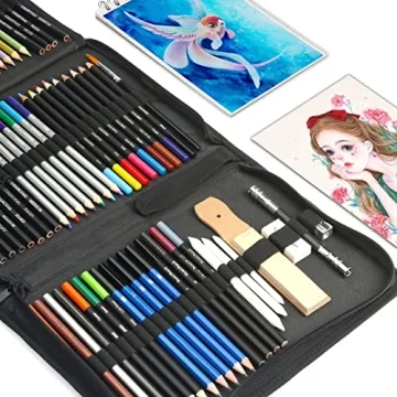KALOUR 76pc Art Supply Set - Perfect for Beginners!