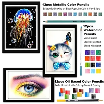 KALOUR 76pc Art Supply Set - Perfect for Beginners!