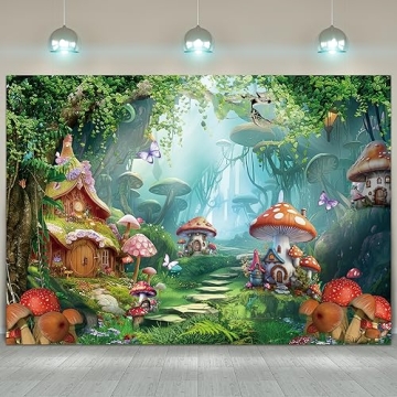 Enchanting Fairy Tale Backdrop for Kid Parties