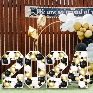 2024 Graduation Decorations - Large PRE-CUT Marquee Kit