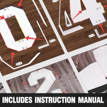 2024 Graduation Decorations - Large PRE-CUT Marquee Kit