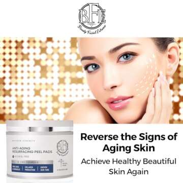 Revitalize Skin with Anti Aging Resurfacing Peel Pads