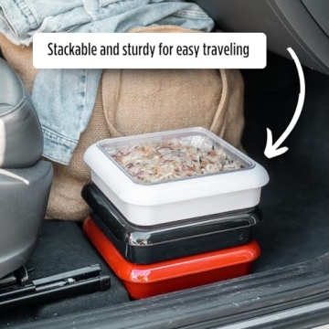 Fancy Panz Aluminum Pan Carrier for Serving Food Stylishly