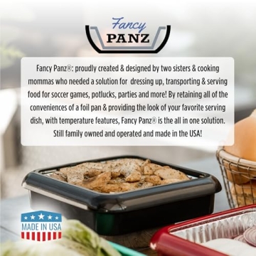 Fancy Panz Aluminum Pan Carrier for Serving Food Stylishly