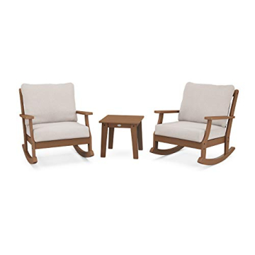 Stylish POLYWOOD® Braxton Deep Seating Set for Outdoors