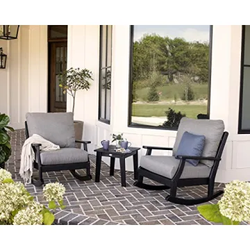 Stylish POLYWOOD® Braxton Deep Seating Set for Outdoors