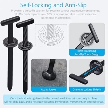 Nylon Universal Cable Tie Buckles for Quick Fixes & Organization