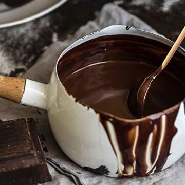 4 Pieces Wood Mixing Spoon Long Handle Wooden Spoons for Kitchen Stirring and Cooking, 13 Inches Long (Light Brown)