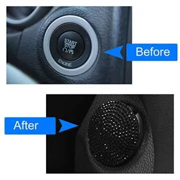 Stylish Bling Car Engine Start Stop Button Cover