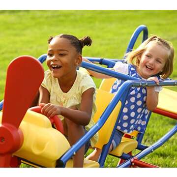Lifetime Ace Flyer Airplane Teeter Totter - Fun Outdoor Play for Kids