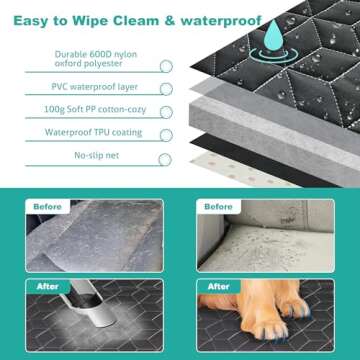 Waterproof Dog Car Seat Cover for Trucks & SUVs