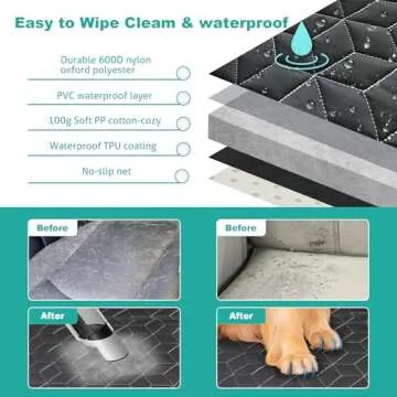 Waterproof Dog Car Seat Cover for Trucks & SUVs