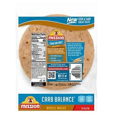 Mission Low Carb Whole Wheat Tortillas for Tasty Meals