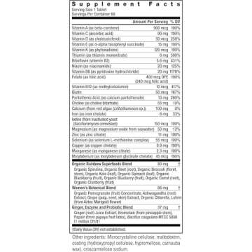 Rainbow Light Womens One High-Potency Daily Multivitamin, Womens Multivitamin Provides High-Potency ...