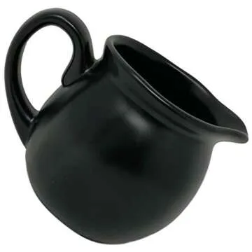Rae Dunn Black Cream Container - Perfect for Holidays