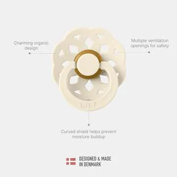 BIBS Boheme Soother 4-Pack | Natural Rubber Pacifiers | Denmark