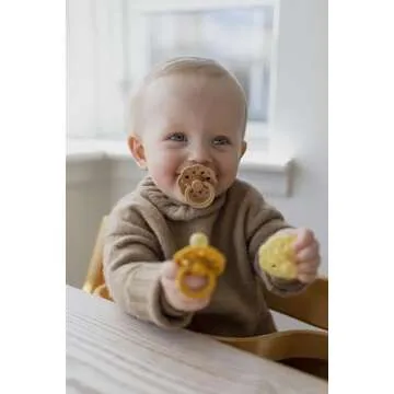 BIBS Boheme Soother 4-Pack | Natural Rubber Pacifiers | Denmark