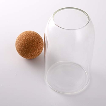 Suwimut Elegant Glass Storage Jars for Stylish Home Organization