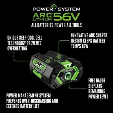 EGO POWER+ 56V Battery 5.0Ah - Fast Charging & Durable
