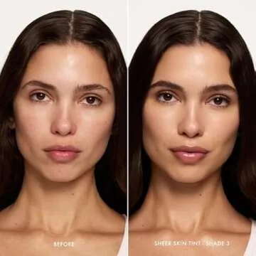 Summer Fridays Sheer Skin Tint - Tinted Moisturizer with Hyaluronic Acid - Helps Diminish Uneven Skin Tone - Sheer to Light Coverage - Shade 3 - Light with Golden Undertones (1 Fl Oz)