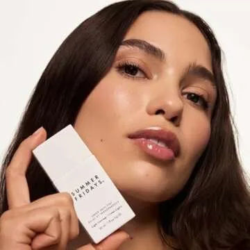 Summer Fridays Sheer Skin Tint - Tinted Moisturizer with Hyaluronic Acid - Helps Diminish Uneven Skin Tone - Sheer to Light Coverage - Shade 3 - Light with Golden Undertones (1 Fl Oz)