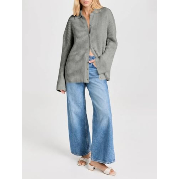 Danedvi Women's Oversized Sweater Cardigan for All Seasons