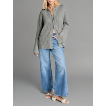 Danedvi Women's Oversized Sweater Cardigan for All Seasons