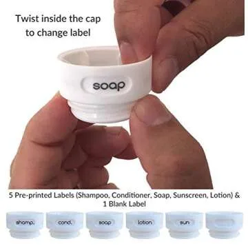 Bocco Leak Proof Squeezable Travel Bottles Pack of 4