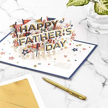 Hallmark Signature Paper Wonder Pop Up Father's Day Card (Celebrating You)