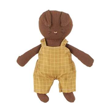 Manhattan Toy Playdate Friends Ellis Machine Washable and Dryer Safe 14 Inch Doll with Mini Bunny Stuffed Animal