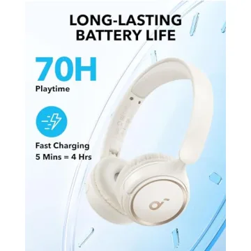 Soundcore H30i Wireless Headphones - 70H Playtime, Lightweight Design