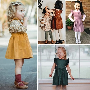 Simplee Kids Casual Dress for Young Girls with Pockets