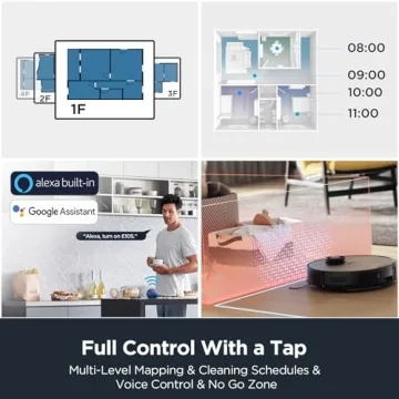 Eureka E10s Robot Vacuum Bagless Self-Emptying 4000Pa Suction