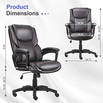 PU Leather Executive Office Chair for Ultimate Comfort