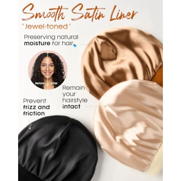 FURTALK Womens Winter Warm Satin Lined Beanie Hats Silk Lining Unisex Knit Slouchy Caps