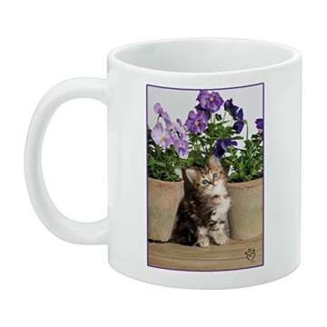 Ragdoll Tiffany Kitten Ceramic Coffee Mug for Cat Lovers