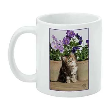 Ragdoll Tiffany Kitten Ceramic Coffee Mug for Cat Lovers
