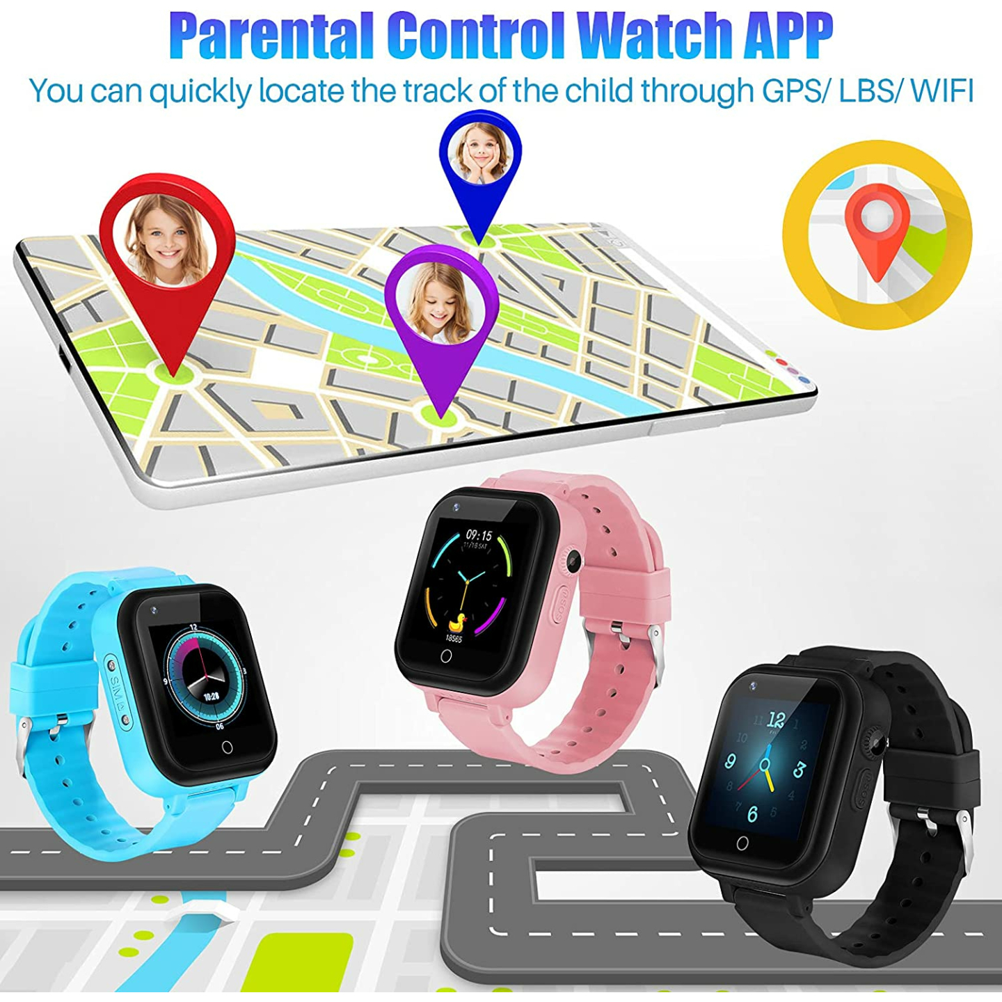 LiveGo 4G Kids SmartWatch - GPS & Calling for Kids