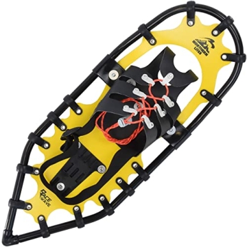 Northern Lites Featherweight Race Wave Running & Racing Snowshoe with Speed Binding, Yellow