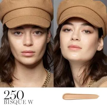 Lancôme Teint Idole Ultra Wear All Over Full Coverage Concealer - Natural Matte Finish & Lightweight Under Eye Concealer - Up To 24H Wear - 250 Bisque Warm
