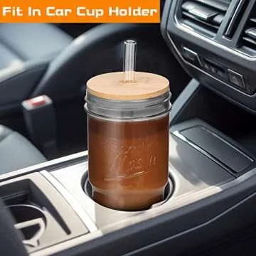 Eco-Friendly ANOTION Glass Mason Jar Set for Every Occasion