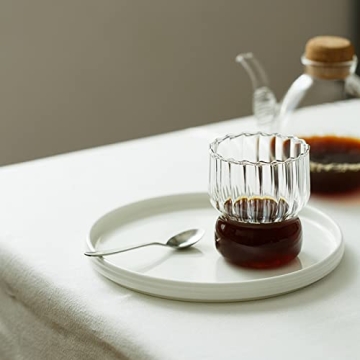 Ripple Drinking Glass Set - 8.8 oz Stylish Glassware