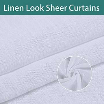 LORDTEX Burlap Linen Look Outdoor Curtains - Elegant and Versatile