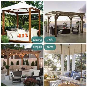 LORDTEX Burlap Linen Look Outdoor Curtains - Elegant and Versatile