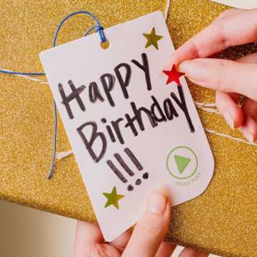 VoiceGift Recordable Gift Tags for All Occasions